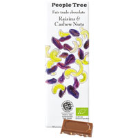 People Tree（ピープルツリー） チョコレート レーズン＆カシューナッツ／50g