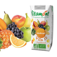 Vitamont（ヴィタモント） オーガニックフルーツジュース ミックス／200ml