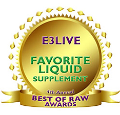 「E3Live　オリジナル（液体）」Best Raw Awards Best LIQUID SUPPLEMENT受賞