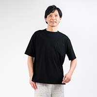 Liflance(リフランス) コンフォートドライ Tシャツ メンズ ブラック/M