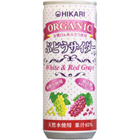 光食品（HIKARI）ヒカリ オーガニックぶどうサイダー+レモン 250ml