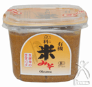 オーサワ:有機立科米みそ800g