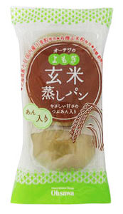 よもぎ玄米蒸しパン(あん入り)