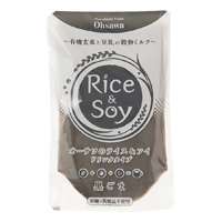 オーサワのライス&ソイ ドリンクタイプ(黒ごま) 180g