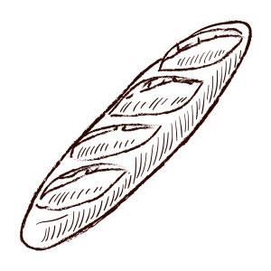 雑穀パン イラスト