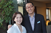 ソーファ・デリ&フーズ株式会社代表の木村重一氏と妻であり、料理研究家の木村紀子氏