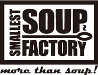 なSMALLEST SOUP FACTORのロゴ