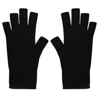 竹布-TAKEFU 指出しインナー手袋 ブラック/Mサイズ