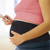 Vest Tech         電磁波対策妊婦ベルト Sサイズ／ブラック      腹囲：58～72cm         腰囲：65～75cm