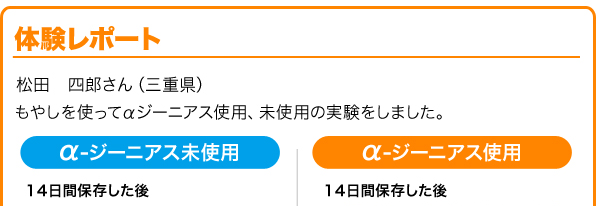 松田 四郎さんの体験レポート