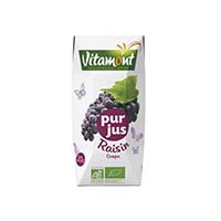 Vitamont（ヴィタモント） オーガニックフルーツジュース グレープ／200ml