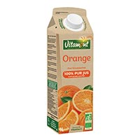 【ケース販売】 Vitamont（ヴィタモント） オーガニックフルーツジュース オレンジ／1L×8本
