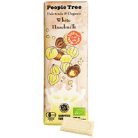People Tree（ピープルツリー） チョコレート 有機ホワイト・ヘーゼルミルク／50g