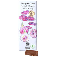 People Tree（ピープルツリー） チョコレート 有機デーツ＆フィグ／50g