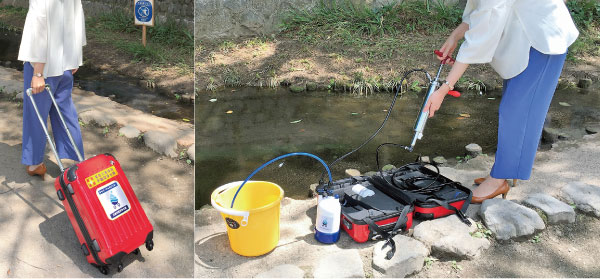 池の水や泥水から水が作れるきゃりーぴゅあぴゅあ