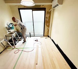 ２.部屋のイメージを変えずに施工できる