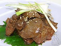 鶏レバーのみそだれ焼き