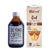 BEYOND COFFEE（ビヨンドコーヒー）(R) CAFE LATTE BASE（カフェラテ ベース）250ml +エコミルオーツ麦ミルクセット