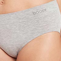 BOODY（ブーディ） ミディブリーフ レディース ライトグレー M