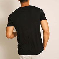 BOODY（ブーディ） メンズVネックTシャツ メンズ ブラック L