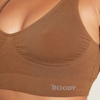 BOODY（ブーディ） パッド付ブラ レディース ブラウン S