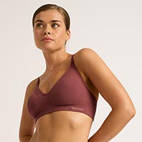 BOODY（ブーディ） ワイヤレスTシャツブラ ローズウッド S