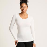 BOODY（ブーディ） ロングスリーブトップ レディース ホワイト L