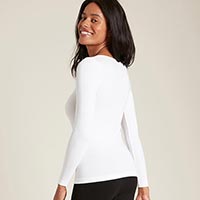 BOODY（ブーディ） ロングスリーブトップ レディース ホワイト L