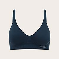 BOODY（ブーディ） ワイヤレスTシャツブラ ミッドナイトS