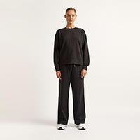 BOODY（ブーディ） ストレートレッグスウェットパンツ ブラックS