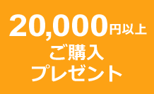 20,000円ご購入プレゼント