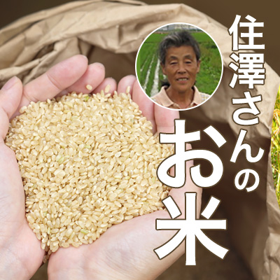 青森の自然農法玄米「住澤さんのお米(あきたこまち)」