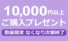 1万円以上ご購入プレゼント