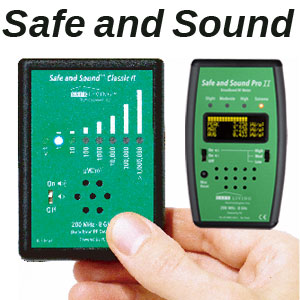 高周波電磁波測定器Safe and Sound（セーフ・アンド・サウンド