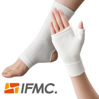 手首、足首の痛みを緩和＆血行促進＆疲労回復　IFMC.（イフミック）サポーター