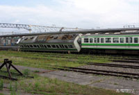 新潟県中越沖地震 鉄道の転覆事故