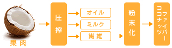 ココウェル（COCOWELL） 有機ココナツフラワー 160g