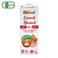 EcoMil（エコミル）有機ココナッツ＆アーモンドミルク ストレート（無糖）1000ml×1本