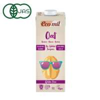 EcoMil（エコミル） 有機 オーツ麦ミルク グルテンフリー（糖類無添加） 1000ml×1本