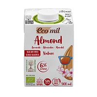 EcoMil（エコミル） 有機アーモンドミルク無糖 500ml×1本