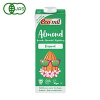 EcoMil（エコミル） 有機アーモンドミルク （アガベシロップ入） 1000ml×1本