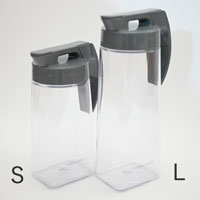 EMBALANCE PITCHER（旧エンバランス パッキン一体型タテヨコピッチャー） フタ色:Gray（L／2.1L）