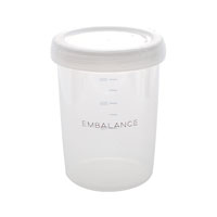 EMBALANCE（エンバランス） DEEP ROUND CONTAINER（ディープラウンドコンテナ） S・500ml／Clear（クリア）