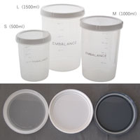 EMBALANCE（エンバランス） DEEP ROUND CONTAINER（ディープラウンドコンテナ） M・1000ml／Gray（グレー）