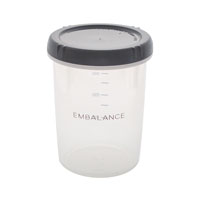 EMBALANCE（エンバランス） DEEP ROUND CONTAINER（ディープラウンドコンテナ） S・500ml／Gray（グレー）