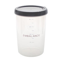 EMBALANCE（エンバランス） DEEP ROUND CONTAINER（ディープラウンドコンテナ） M・1000ml／Gray（グレー）