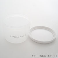 EMBALANCE（エンバランス） ROUND CONTAINER（ラウンドコンテナ） M・500ml／White（ホワイト）