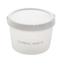 EMBALANCE（エンバランス） ROUND CONTAINER（ラウンドコンテナ） M・500ml／White（ホワイト）