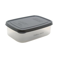 EMBALANCE（エンバランス） RECTANGLE CONTAINER（レクタングルコンテナ） S（590ml）／Gray（グレー）