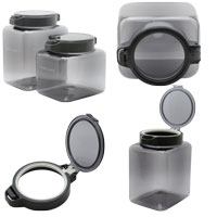 EMBALANCE（エンバランス） PUSH UP CONTAINER（プッシュアップコンテナ） グレー/1.6L